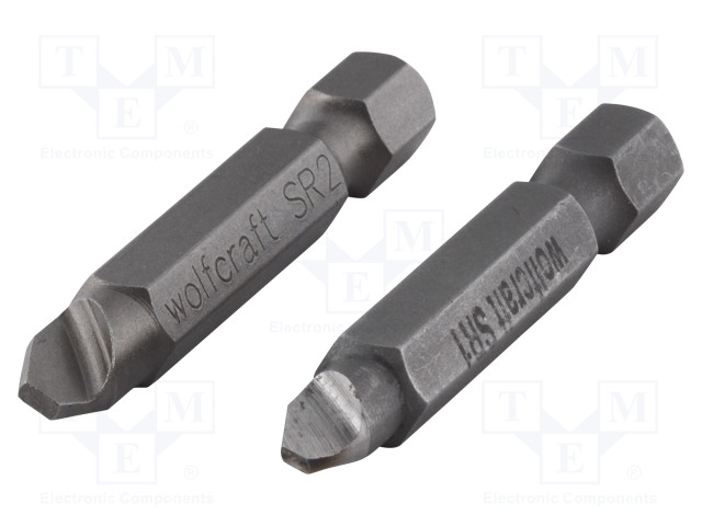 TYÖKALUSETTI: RUUVAUSKÄRJET - VARSI: E6,3MM - SR1,SR2 - 1/4" - 2KPL - Ruuvauskärjet - WF2982000 - 1