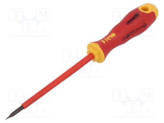 SCREWDRIVER: INSULATED - SLOT - 3.5X0.6MM - ERGONIC® - Ruuvimeisselit ja sarjat - FL41303590 - 1