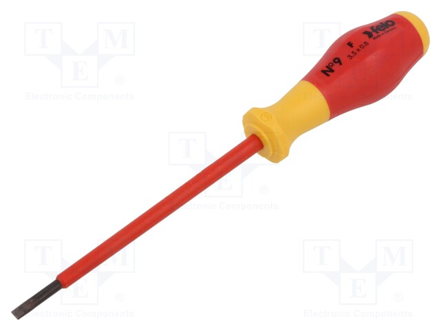 SCREWDRIVER: INSULATED - SLOT - 3.5X0.8MM - Ruuvimeisselit ja sarjat - FL91303590 - 1