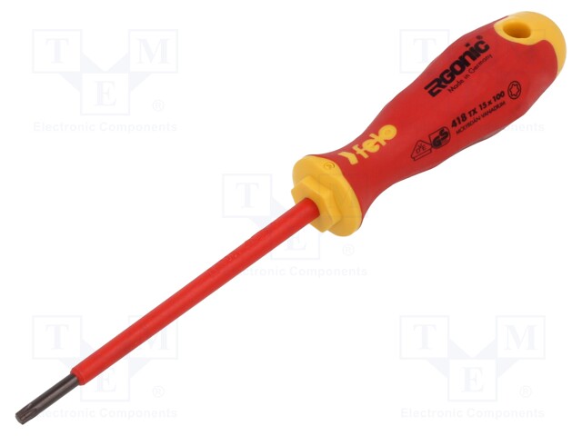 RUUVIMEISSELI - ERISTETTY - TORX® - TX15 - ERGONIC® - Ruuvimeisselit ja sarjat - FL41815390 - 1