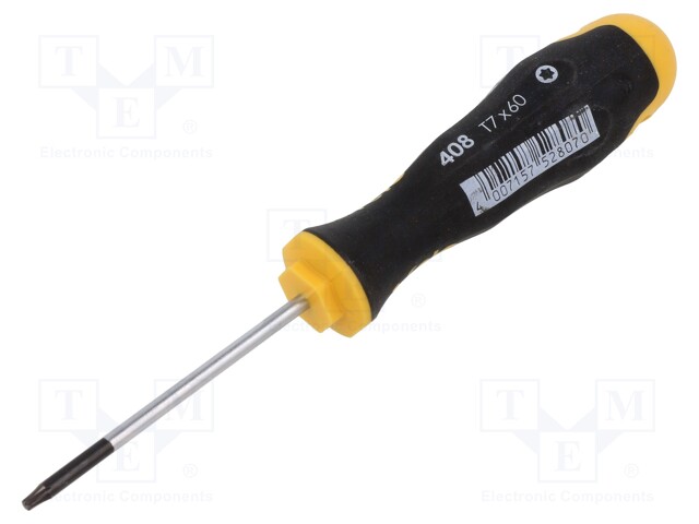 SCREWDRIVER: STANDARD - TORX® - TX07 - ERGONIC® - Ruuvimeisselit ja sarjat - FL40807140 - 1