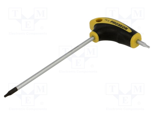 WRENCH: TORX® - OVERALL LEN: 140MM - KIND OF HANDLE: L - SIZE: TX08 - Kuusiokolo- ja TORX avaimet - PR22440 - 1