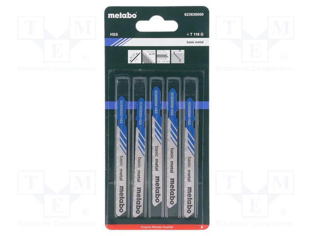 SAHATERÄ-SARJA - METALLI - 66MM - 36HAMPAAT/TUUMA - BASIC METAL - 5KPL - Sahat ja rautasahat - MTB.623636000 - 1