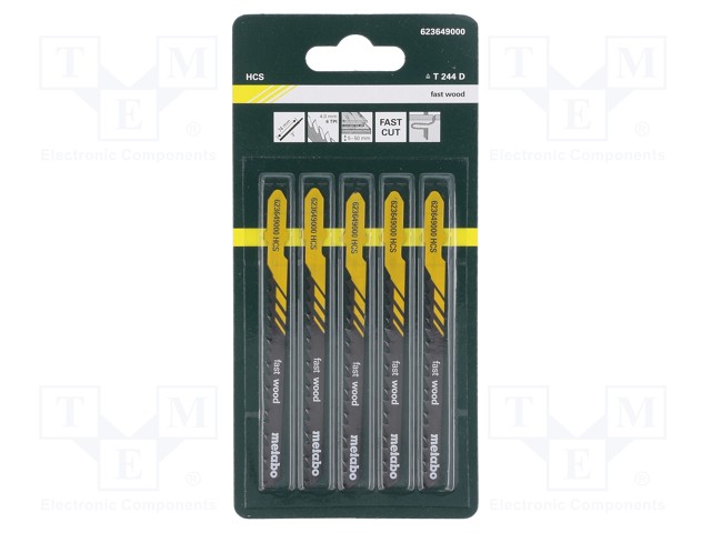 SAHATERÄ-SARJA - PUU,MUOVI - 74MM - 6HAMPAAT/TUUMA - FAST WOOD - 5KPL - Sahat ja rautasahat - MTB.623649000 - 1