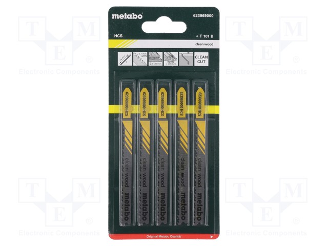 SAHATERÄ-SARJA - PUU,MUOVI - 74MM - 9HAMPAAT/TUUMA - CLEAN WOOD - 5KPL - Sahat ja rautasahat - MTB.623969000 - 1