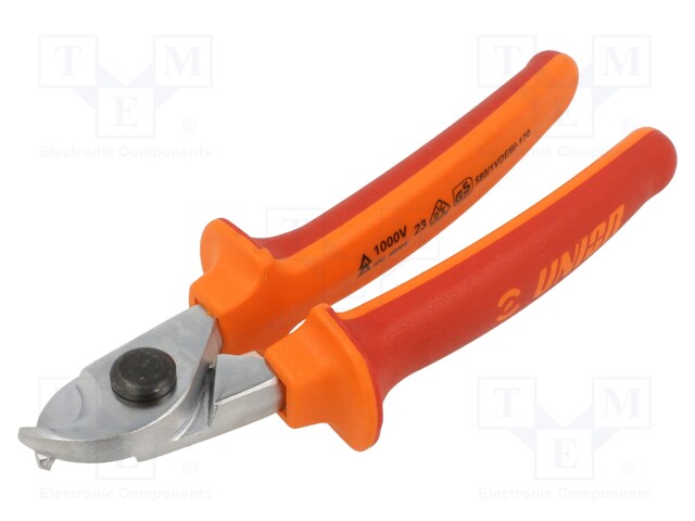 SAKSET - LEIKKAAMISEEN,ERISTETYT - 170MM - KÄYTTÖ: KAAPELEIHIN - Kaapeli- ja vaijerileikkurit - UNIOR-610440 - 1