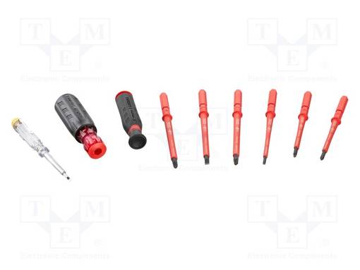 SCREWDRIVER: INSULATED-SET - 10PCS. - Ruuvimeisselit ja sarjat - STL-FMHT66426-0 - 1