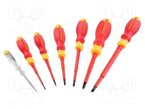 SCREWDRIVER: INSULATED-SET - INSULATED - 7PCS. - Ruuvimeisselit ja sarjat - STL-STHT60031-0 - 1
