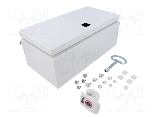 SEINÄASENNUSKOTELO - X: 150MM - Y: 300MM - Z: 120MM - E-BOX KX - TERÄS - IP66 - Seinään asennettavat kotelot - RITTAL-1548000 - 1