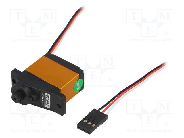 SERVOMOOTTORI - 4,8÷6VDC - MICRO - ANALOGINEN - MUOVI - Servomekanismit - KP-PB0160 - 1
