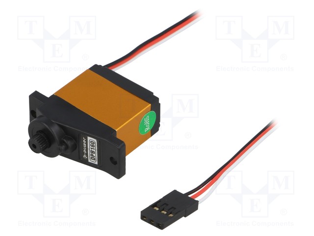 SERVOMOOTTORI - 4,8÷6VDC - MICRO - DIGITAALI - POLYAMIDI - Servomekanismit - KP-DPB0160 - 1