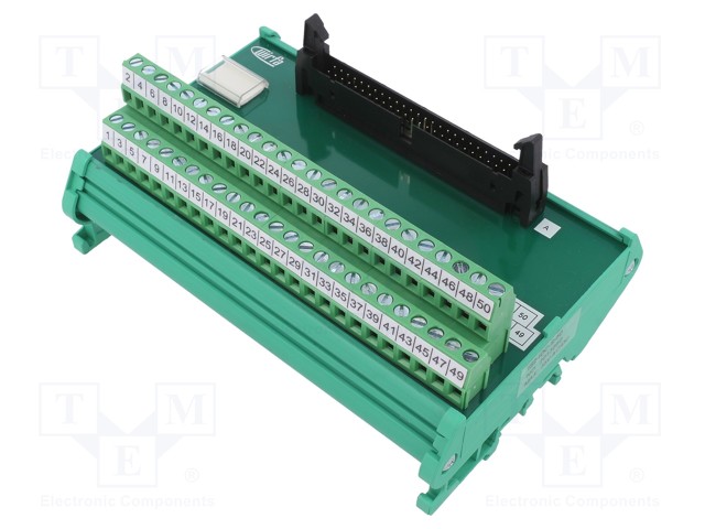 SIIRTO - W: 135MM - D: 70,6MM - H: 92,6MM - UTOIMINTA: 24V - 0,25÷2,5MM2 - Teollisuusverkot - IS2-IDC-S-50 - 1