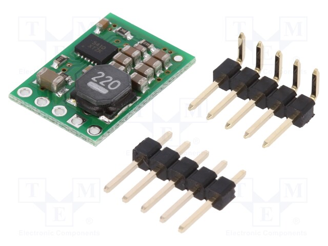 STEP DOWN MUUNNIN - LÄHTÖJÄNNITE 3,3V - TULOJÄNNITE 3,4÷36V - 1A - 80÷90% - Virransyöttömuuntimet - POLOLU-2830 - 1