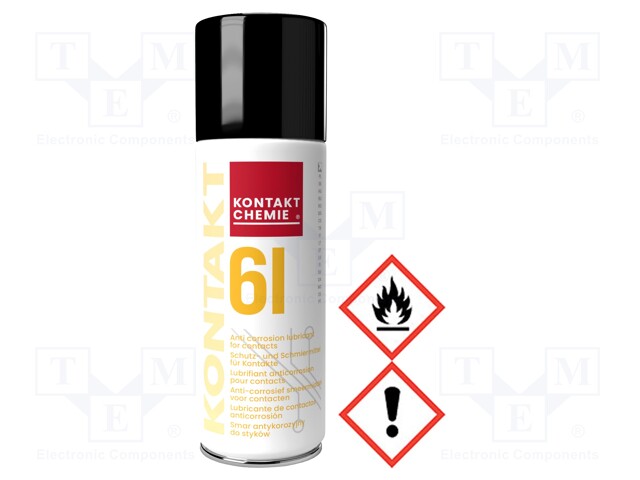 SUOJELUAINE - KONTAKT61 - 200ML - AEROSOLI - PURKKI - SININEN - Puhdistuskemikaalit ja aerosolit - 61200 - 1