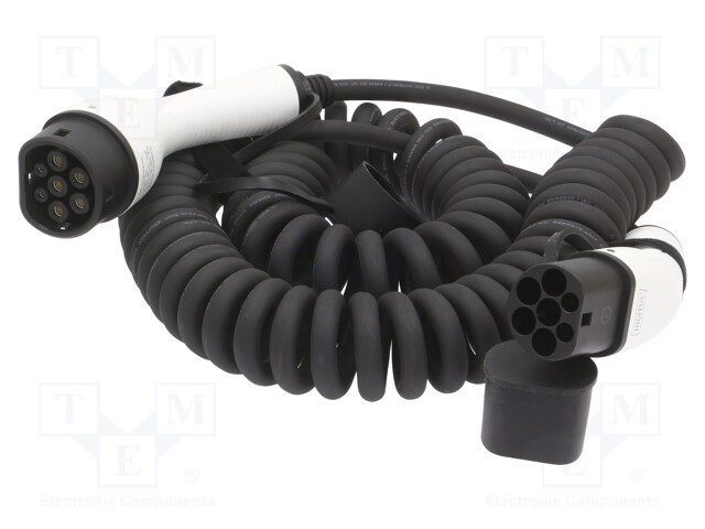 SÄHKÖAUTON LATAUSKAAPELI - 2X0,5MM2,5X2,5MM2 - 400V - 11KW - IP55 - 16A - 5M - Sähköauton latauskaapelit - DK-3P16-S-050 - 1