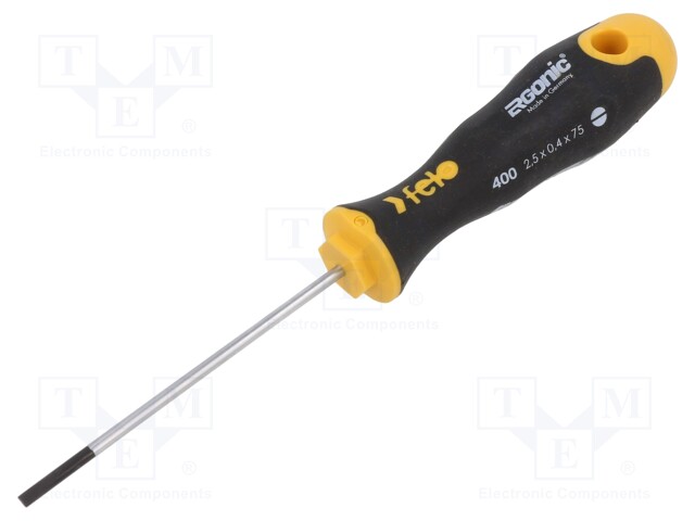 SCREWDRIVER: STANDARD - SLOT - 2.5X0.4MM - ERGONIC® - Ruuvimeisselit ja sarjat - FL40002210 - 1