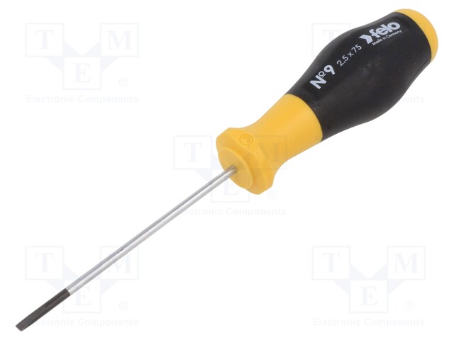 SCREWDRIVER: STANDARD - SLOT - 2.5X0.4MM - Ruuvimeisselit ja sarjat - FL90002210 - 1