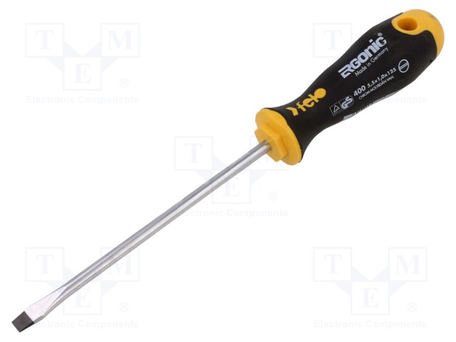 SCREWDRIVER: STANDARD - SLOT - 5.5X1MM - ERGONIC® - Ruuvimeisselit ja sarjat - FL40055410 - 1