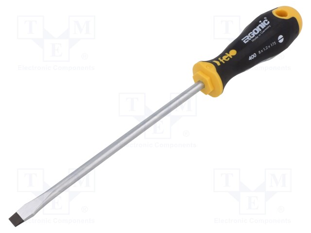 SCREWDRIVER: STANDARD - SLOT - 8X1.2MM - ERGONIC® - Ruuvimeisselit ja sarjat - FL40008610 - 1