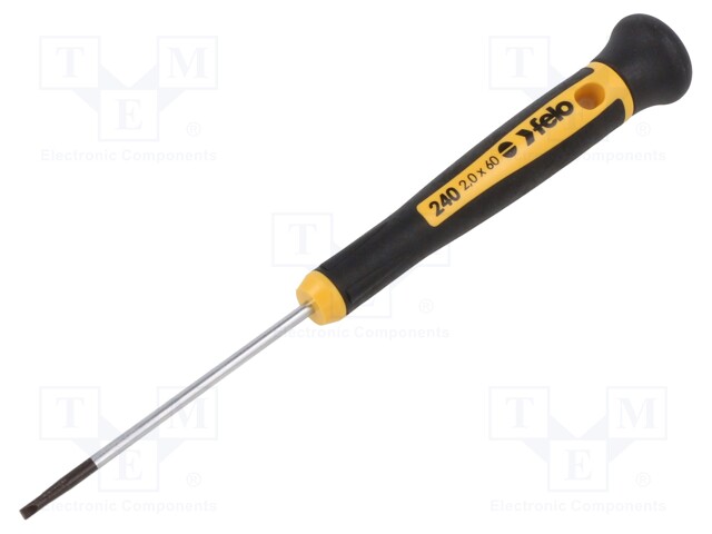 SCREWDRIVER: PRECISION - SLOT - 2X0.4MM - Ruuvimeisselit ja sarjat - FL24020160 - 1