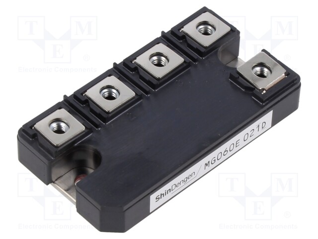 TASASUUNTAUSSILTA: KOLMIVAIHEINEN - 1,6KV - 75A - RUUVATTU - MODUULI - Tasasuuntaussillat - MG060E075160A-4500 - 1