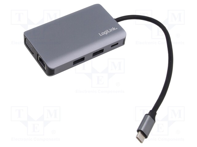 TELAKKA - THUNDERBOLT 3,USB 3.0 - 0,2M - TULO: USB C PISTOKE - USB kaapelit ja adapterit - UA0410 - 1