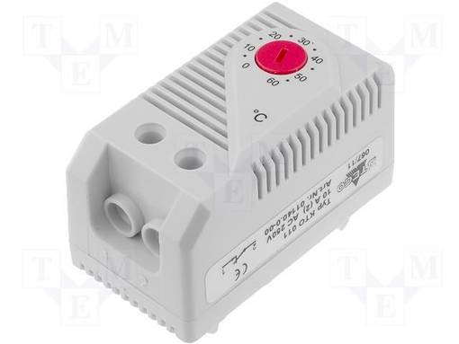 TERMOSTAATTI - NC - 10A - 250VAC - RUUVILIITTIMET - IP20 - DIN - Teollisuus termostaatit - KTO01150 - 1