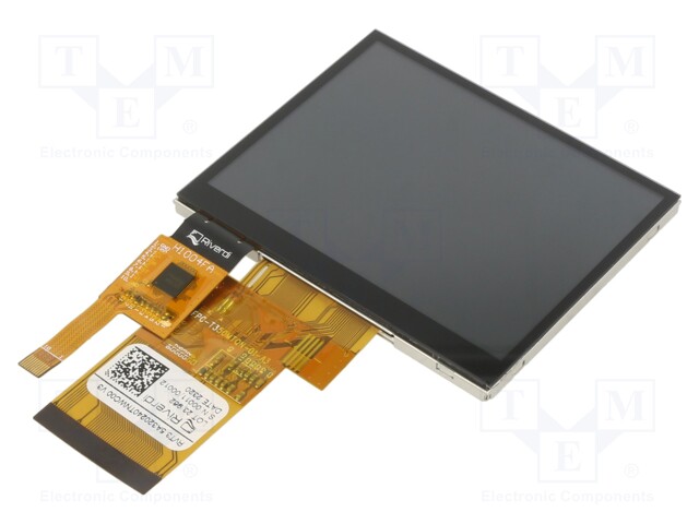 TFT NÄYTTÖ - 3,5" - 320X240 - VALAISTUS: LED - KOOT: 76,9X63,9X4,25MM - TFT-näytöt - SM-RVT3.5ATNWC00 - 1