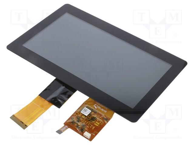TFT NÄYTTÖ - 7" - 1024X600 - NÄYTÖN ULKOMITAT: 154,21X85,92MM - RGB - TFT-näytöt - SM-RVT70HSMNWC00 - 1
