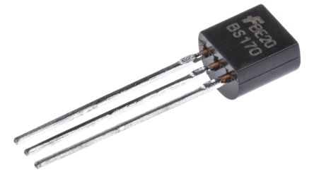TRANSISTORI TMOS-FET BS170 N-KANAVA 60V TO92 - Teho MOSFET - BS170 - 1
