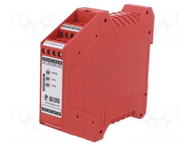 AUTOMATION MODULE: SAFETY RELAY - 230VAC - FOR DIN RAIL MOUNTING - Turvakytkimet - säätömoduulit - CS-AR-22V230 - 1