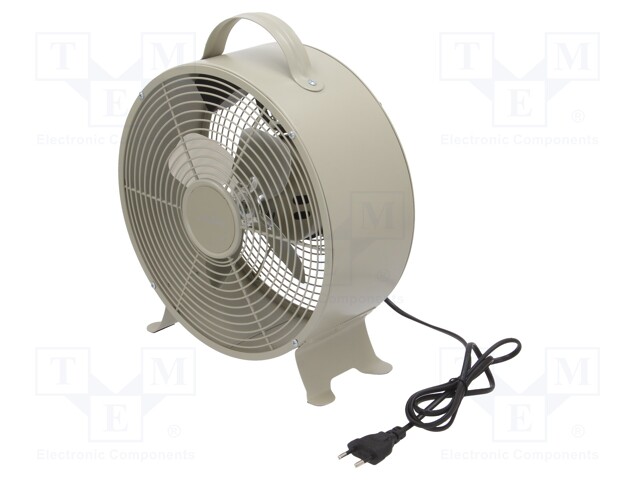 TUULETIN: AC - 20W - 220÷240V - Ø: 250MM - PIT: 1,5M - 335X265X110MM - Toimistotuulettimet - FNCL10GY20 - 1