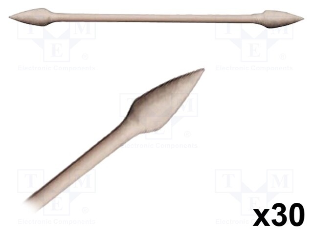 TYÖKALU: PUHDISTUSPUIKOT - L: 79,37MM - 30KPL - Juotintelineet ja tarvikkeet - TCH-2313-30 - 1