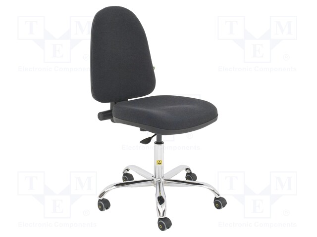 TYÖTUOLI - ESD - NOJAN MIT: 430X455MM - NOJAN MIT: 500X440MM - 560÷750MM - ESD tuolit ja jakkarat - ESD-CHAIR10 - 1