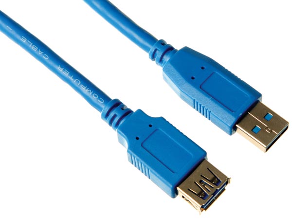 USB 3.0 A PLUG TO USB 3.0 A JACK / BASIC / 5.0 / M-F - PC kaapelit - PAC605B050 - 1