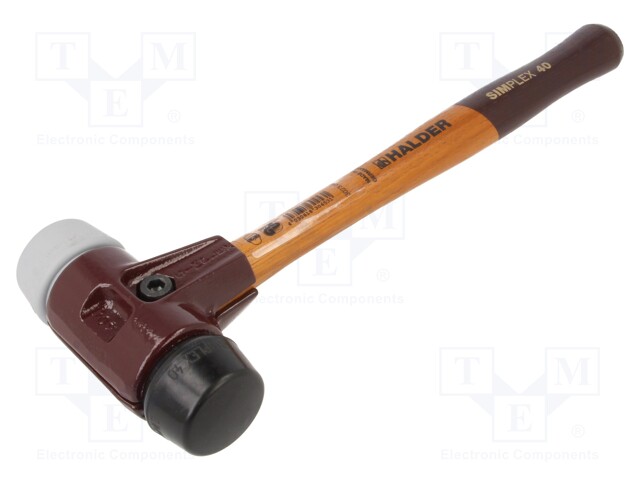 VASARA - 325MM - W: 115MM - 630G - 40MM - PYÖREÄ - PUU - SIMPLEX - Vasarat ja kirveet - HAL-3023.040 - 1