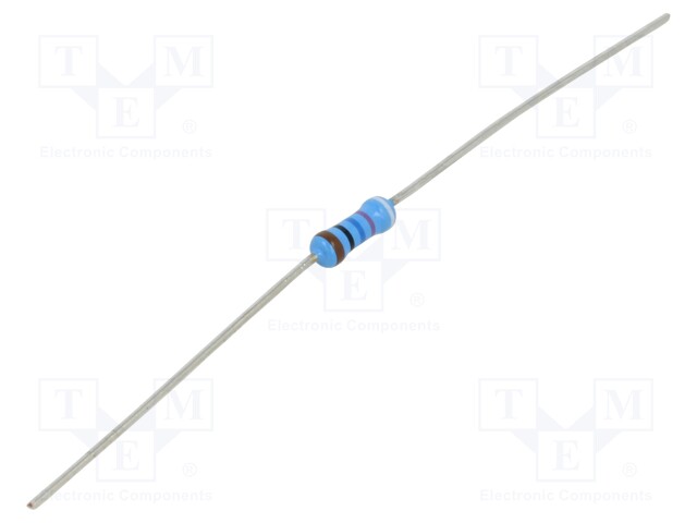 VASTUS: THIN FILM - THT - 976OHM - 600MW - ±1% - 350V - Ø0,6X28MM - 50PPM/°C - Vastukset - läpijuotettavat - THT - MRS25000C9760FCT00 - 1