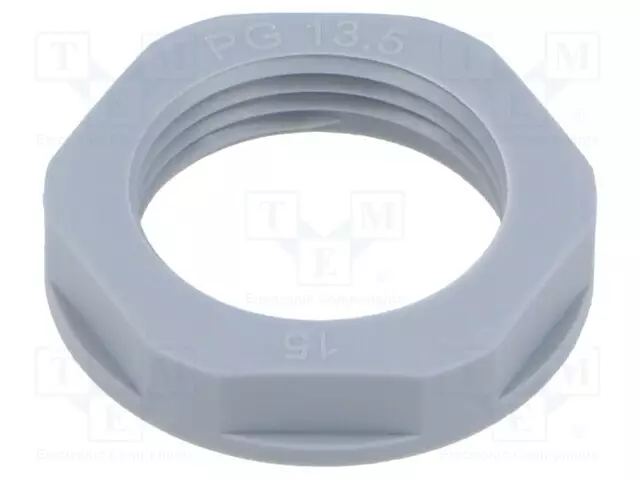 MUTTERI - PG13,5 - POLYAMIDI - 27MM - HARMAA - KIERRE: PG - ENTRELEC - Läpivientikappaleiden mutterit - 1SNG607050R0000 - 1