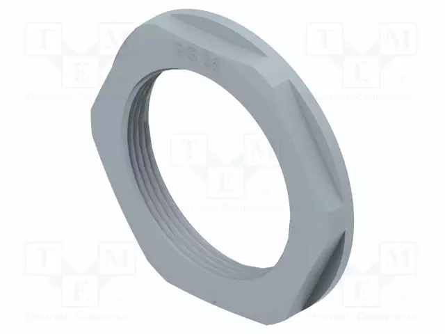 MUTTERI - PG36 - POLYAMIDI - 60MM - HARMAA - KIERRE: PG - ENTRELEC - Läpivientikappaleiden mutterit - 1SNG607062R0000 - 1