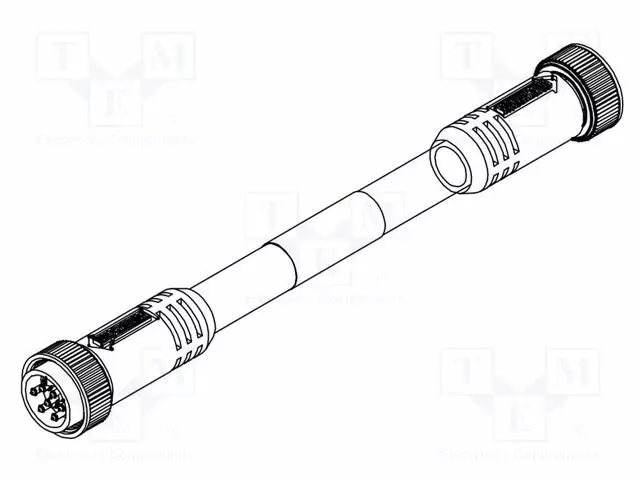 KAAPELI: ANTUREITA/AUTOMATIIKKAA VARTEN - MINI - PIN: 7 - 6M - PISTOKE - Teollisuus anturikaapelit - 227020A01M06-MOL-0 - 1