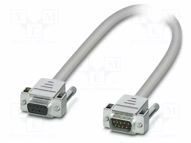 KAAPELI - D-SUB 9PIN RASIA,D-SUB 9PIN PISTOKE - PVC - PIT: 2M - IP54 - Tietokonekaapelit ja -adapterit - 2302010 - 1