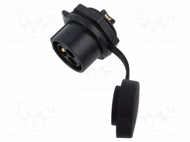 LIITIN: PYÖREÄT - PISTORASIA - KOKO 20 - 02 - UROS - PIN: 3 - 500V - 20A - Erikoisliittimet - 2630-03-T22-CB-100 - 1