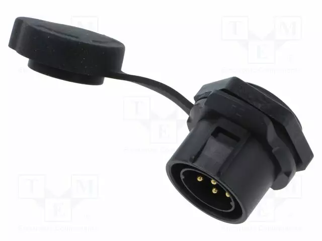 LIITIN: PYÖREÄT - PISTORASIA - UROS - 02 - 12A - 500V - PIN: 7 - IP67 - SUORA - Erikoisliittimet - 2630-07-T22-CB-100 - 1