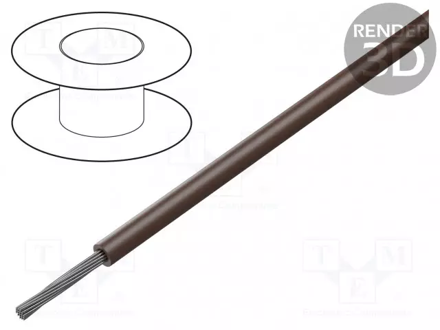 JOHTO - BETATHERM® 145 - 1X1,5MM2 - CU - RUSKEA - -55÷145°C - Lämmönkestävät kaapelit - 3610-0150-20 - 1