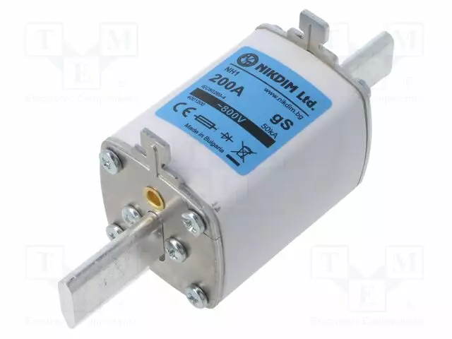 NH1 - TEOLLISUUSSULAKE - 200A - 800VAC - GS - Sulakkeet NH - 4001200 - 1