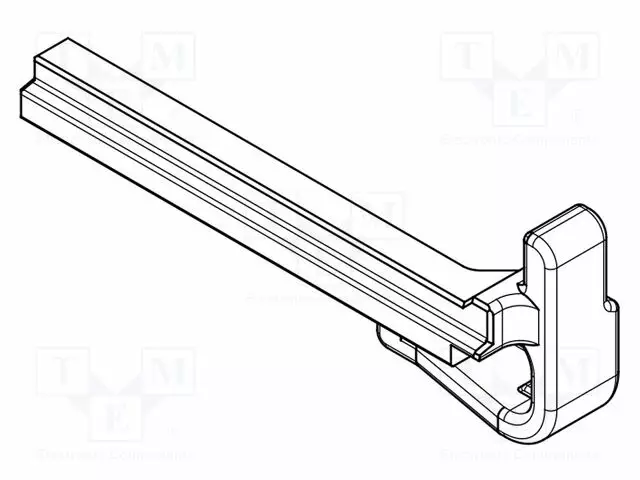 LUKITUSKAPPALE - HARMAA - Signaaliliittimet rasteri 2,00mm - 5601250700-MOL-0 - 1
