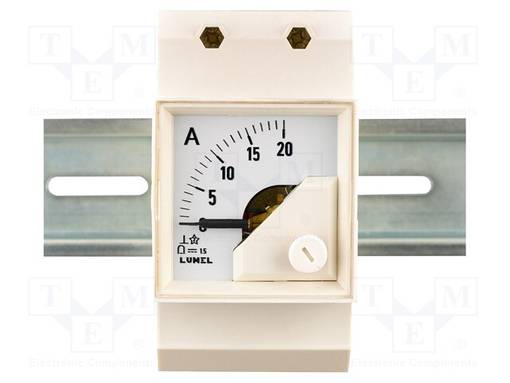 AMPEERIMITTARI - DIN-KISKOLLE - I AC: 0÷25A - TRUE RMS - LUOKKA: 1,5 - Analogiset paneelimittarit - EB16N-E41000000A0 - 1