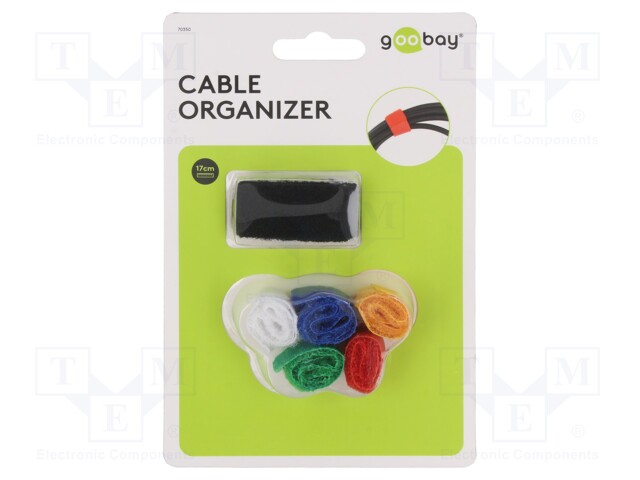 NIPPUSIDE TARRANAUHALLA - L: 170MM - W: 20MM - 6KPL - Nippusiteet - GOOBAY-70350 - 1