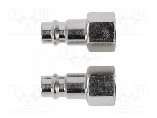 COUPLING-ADAPTER TERMINAL - INT.THREAD: G 1/4" - 2PCS. - Pneumatiikkatyökalut ja tarvikkeet - HT4R810 - 1