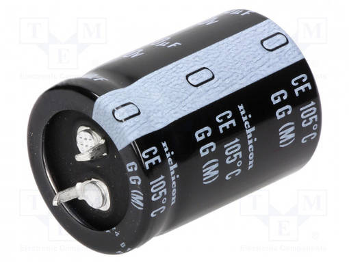 ELEKTROLYYTTIKONDENSAATTORI - SNAP-IN - 150UF - Elektrolyyttikondensaattorit snap-in - LGR2W151MELB40 - 1